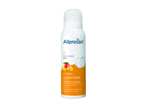 Allpresan® PediCARE (3) krémová pěna na velmi suchou pokožku s vůní manga - Letní edice